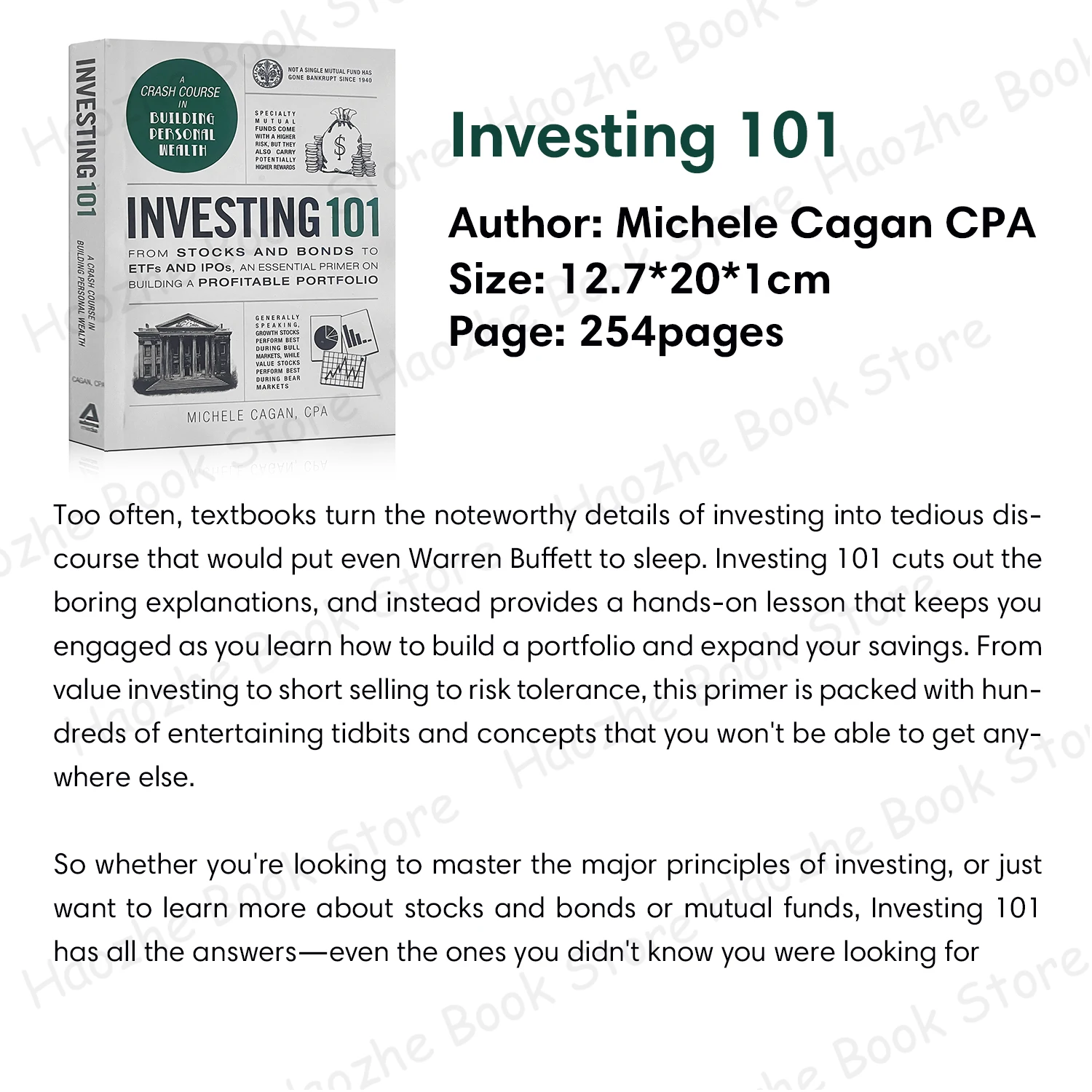 Investing 101: From Stocks and Bonds to ETFs and IPOs, a Essential Primer on Building a Profitable Portfolio English Paperback