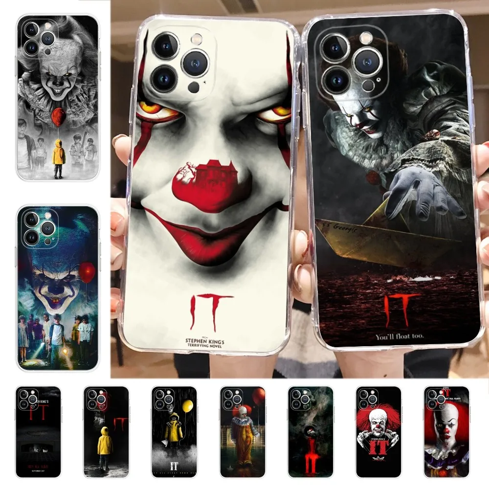 S-Stephenes-K-kings it Phone Case for iPhone 16 15 8 7 6 6S Plus X SE XR XS 14 11 12 13 Mini Pro Max Mobile Case