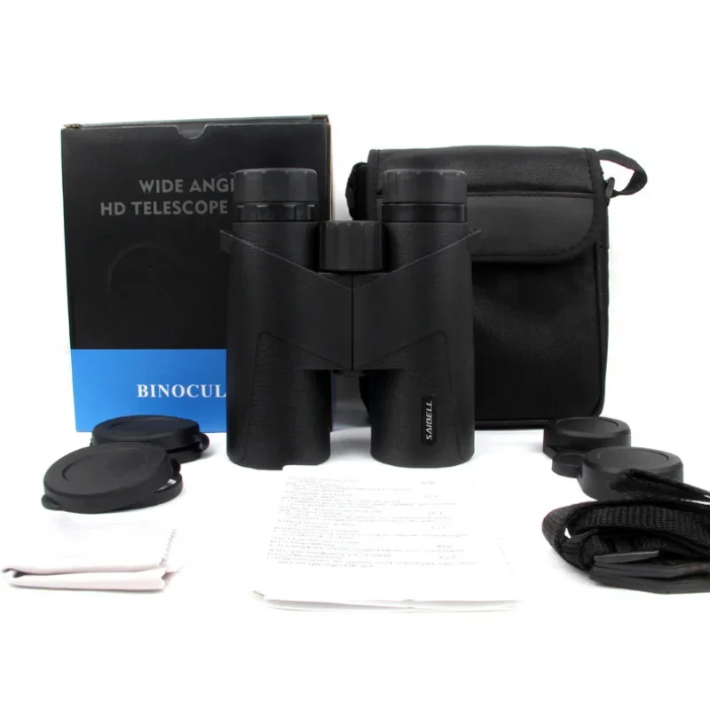 Binoculars 10X42 Waterproof High Power Fogproof Night Vision For Hunting Bird Watching Outdoor Travel High Definition Low Light