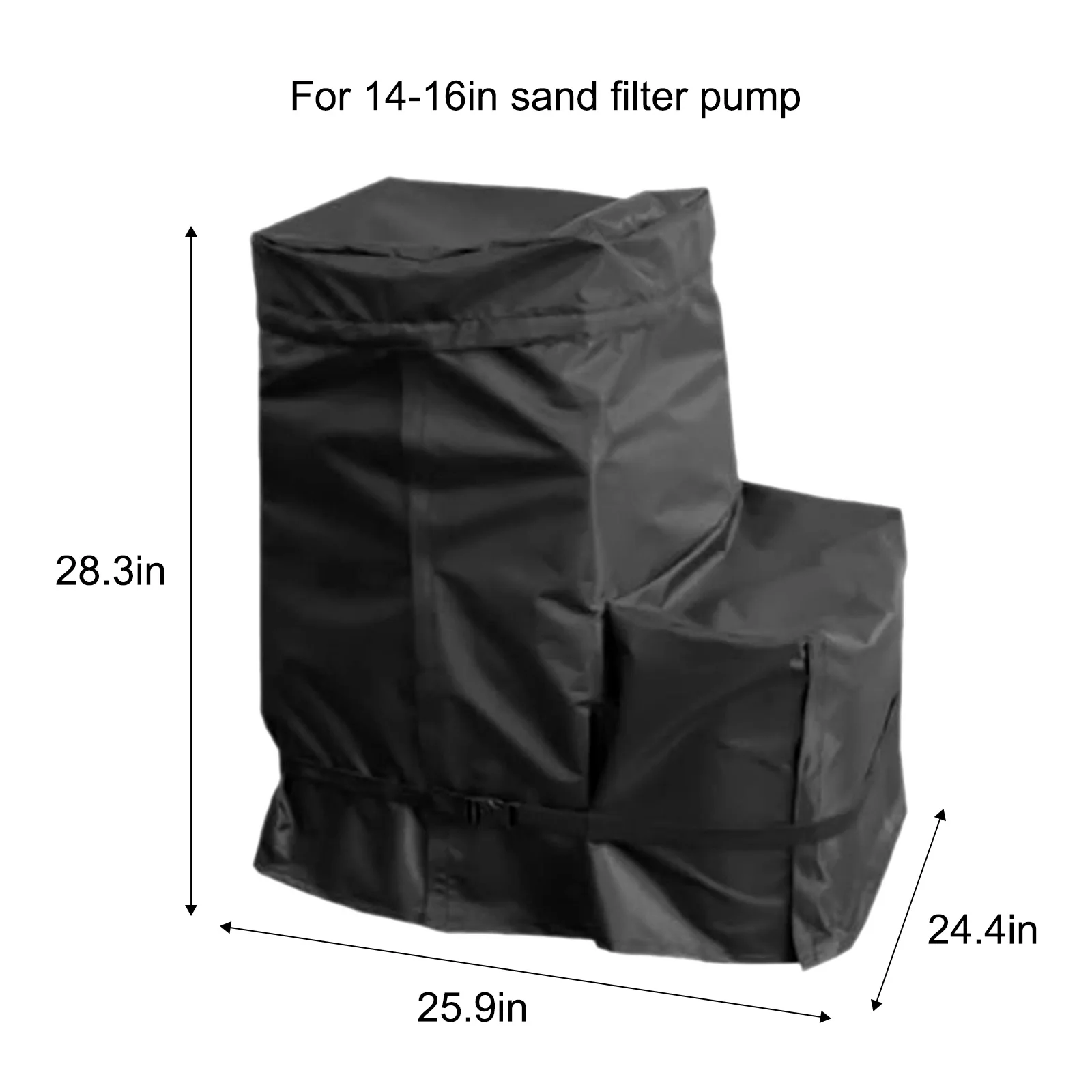 Convenient Storage Garden Garden Pump Cover for intex Sand Filter Cover Foldable Storage Sturdy Material Convenient