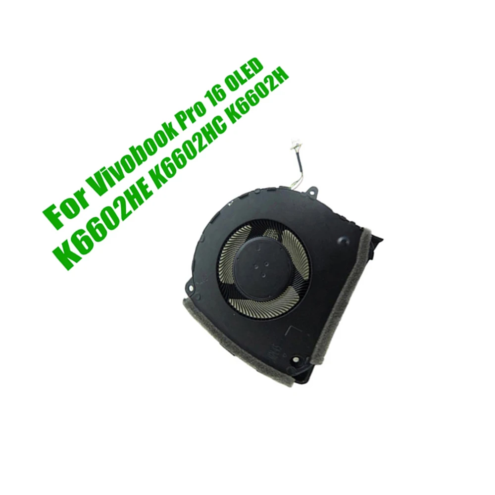 

For ASUS For Vivobook Pro 16 OLED K6602HC K6602H DC12V 0.6A Laptop CPU GPU Fan Replacement Fan