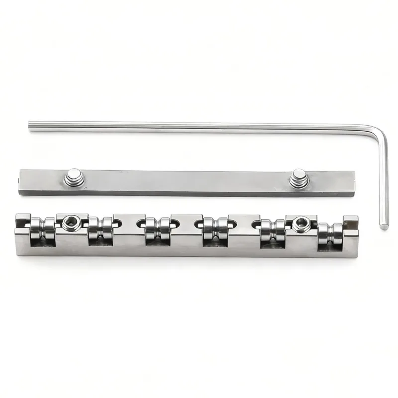 XSXS-Split Regulation 42MM For 6 String Guitar Roller Nut Titanium Alloy Adjustable Height Guitar Accessories ST TL Style Start
