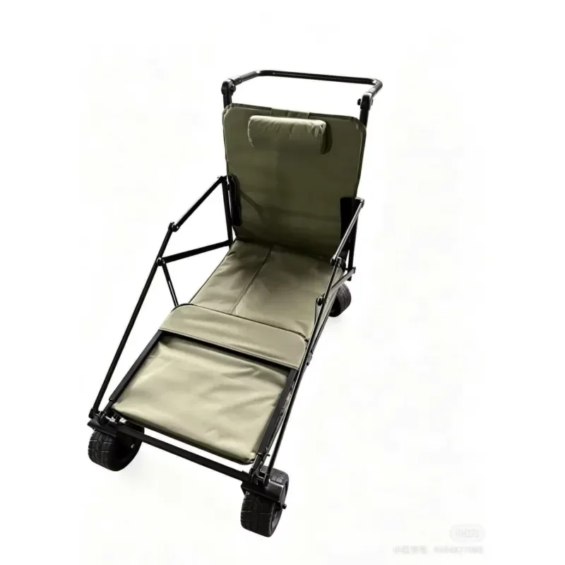 STLF 2 in 1 folding camper chair 150kg heavy duty convertible recliner car 600D Oxford cloth outdoor use