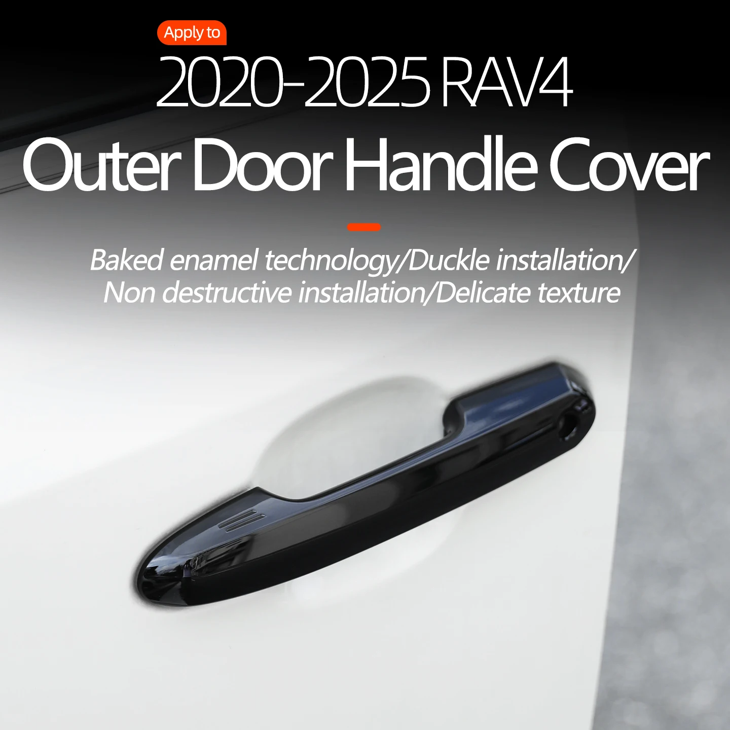 

Для TOYOTA 2020 2021 2022 2023 2024 2025 RAV4 автомобильные аксессуары ABS дверная ручка декоративная наклейка