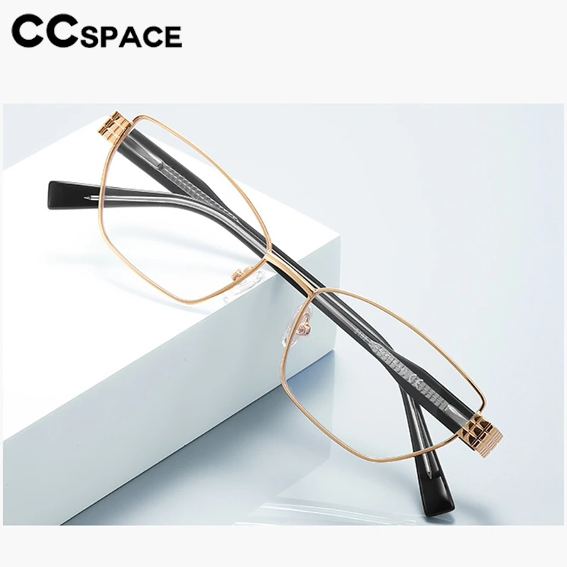 

Blue Light Blocking Women Reading Glasses Fashion Luxurious Metal Eyeglass Frame Optical Prescription Eyewear