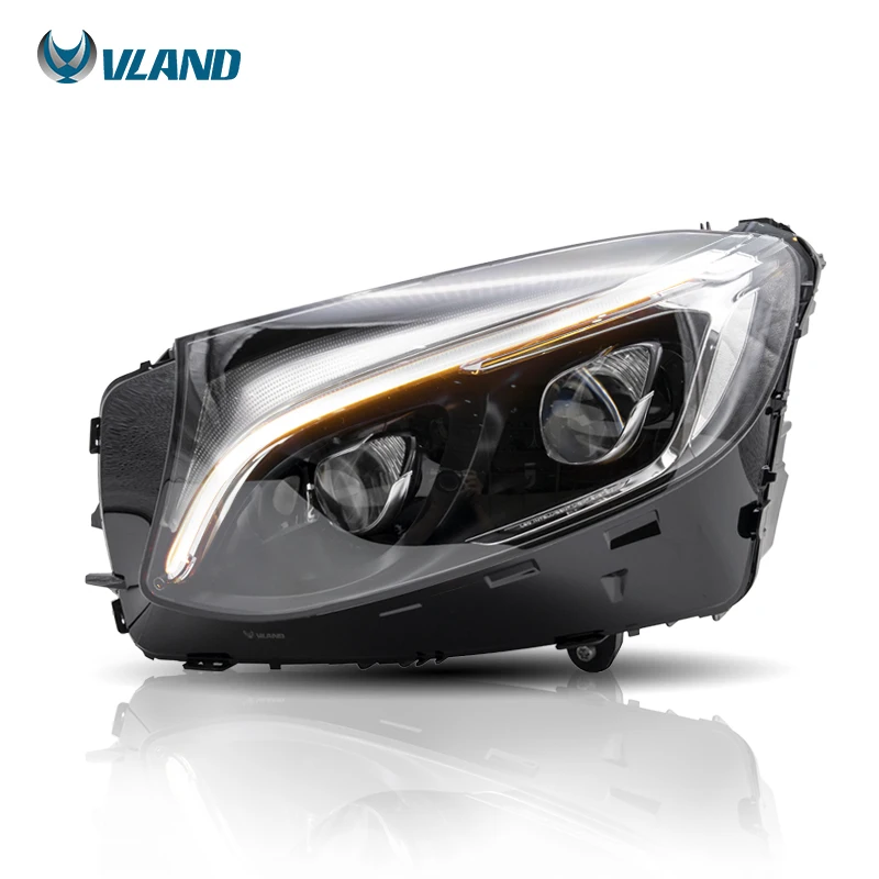 

Factory Full LED Headlamp Headlights GLC W253 GLC200 GLC260 GLC300 Head Light Lamp 2016-2019 for Mercedes Benz