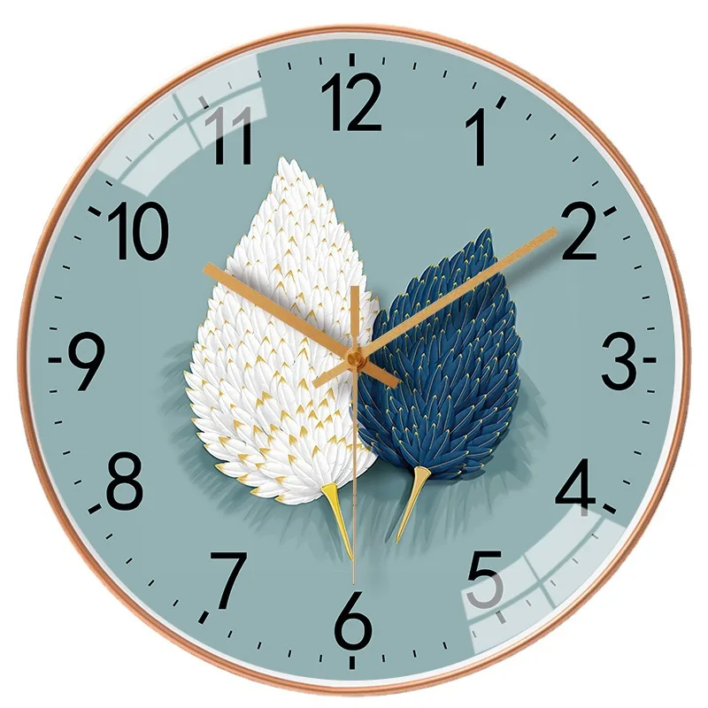 2023 new wall clock 8 inches modern fashion personality art mute living room wall clock luxury wall clock