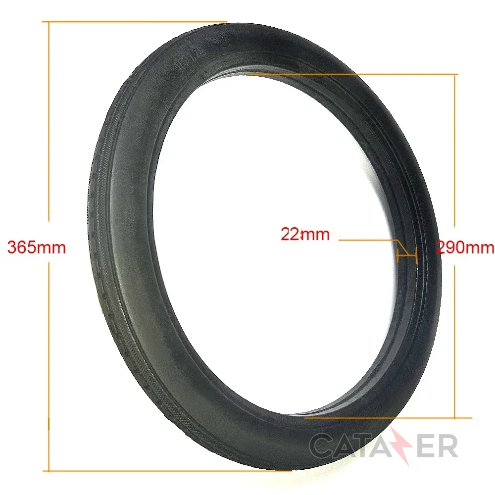 16 Inch 16*1.75 Bicycle Solid Tires Bicycle Bike Tires 16x1.75 Rubber Black Tires Cycling Tyre