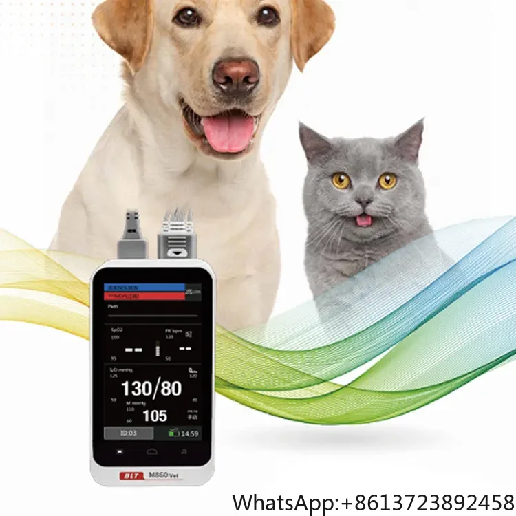 

China Wholesale Portable Multi-Parameter Handheld Monitor Veterinary Monitoring Devices Pet Animals Vital Signs Patient Monitor