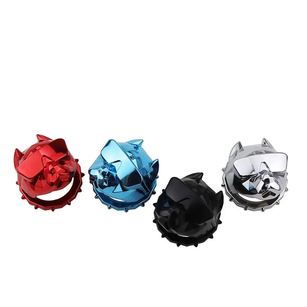 Car one-touch Start Stop Protective Cover Bulldog Car Start Button onekey engine start stop Cover ignition switch cover Stickers