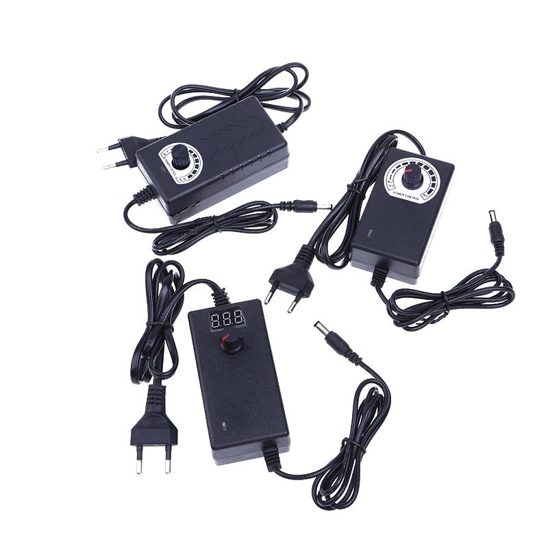 Fuente de alimentación ajustable de alta calidad, adaptador de fuente de alimentación Universal de 200cm, CA, CC, 220V a 3V-36V, 1/2/3/5A