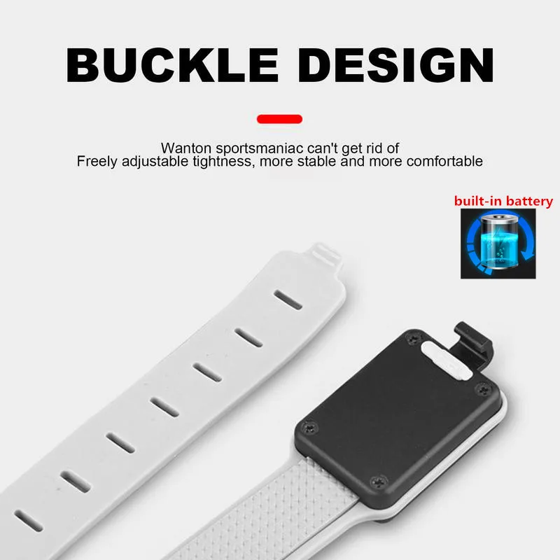 LED Night Running Wrist Guard Light Outdoor Camping COB Charging Light Sports Running Cycling Light Flashlight Built-in Battery