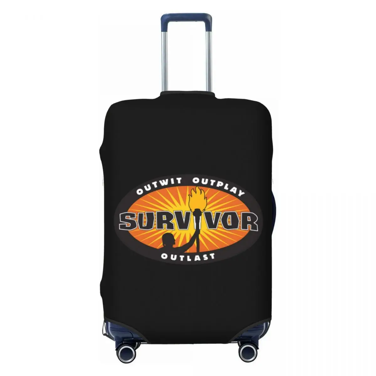 

Custom Adventure Game TV Show Survivor Luggage Cover Fashion Suitcase Protector Covers Suit For 18-32 inch