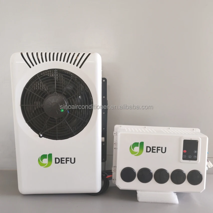 مكيف هواء كهربائي صغير سبليت 12 فولت 24 فولت مكيف هواء يعمل بالبطارية للمنزل المتنقل #1