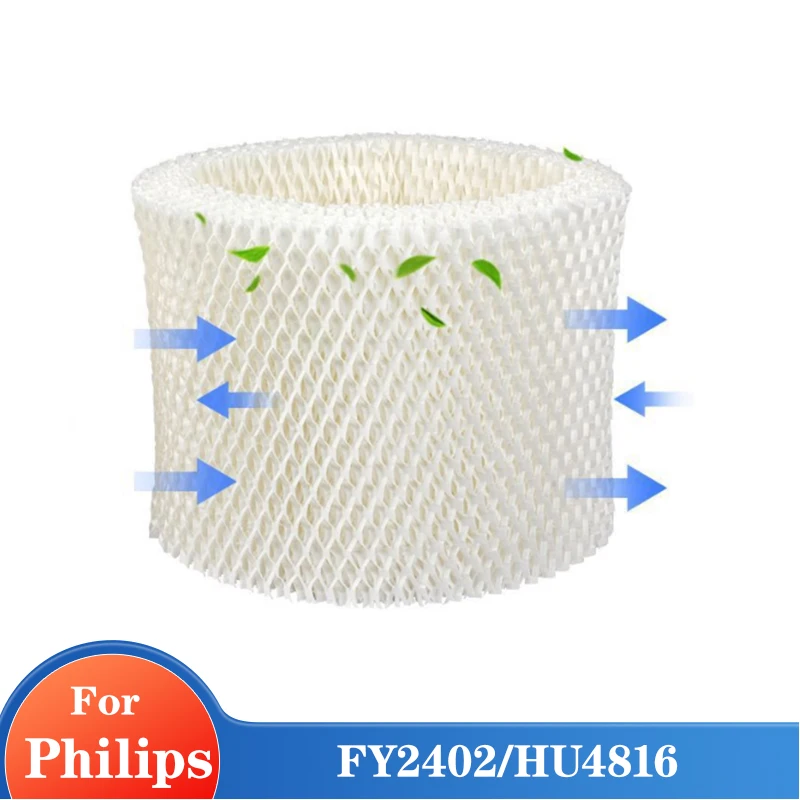 Adequado para filtro umidificador de ar philips hu4816 elemento de filtro purificador fy2402 engrossado 240*170*52mm