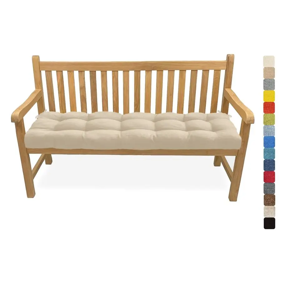 

Подушка для уличной скамейки 57x16x2.36 дюйма, для садовой мебели, нескользящая, с тафтингом, с двумя ремнями, для обеденной зоны