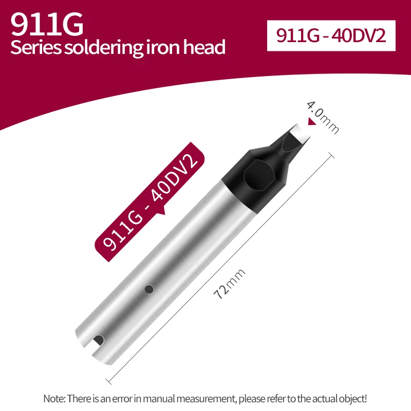 OLT 911G DV2 Automatic Soldering Soldering Iron Tip 16DV2 20DV2 24DV2 30DV2 40DV2 For Quick 9233 Solder Welding Machine PCB