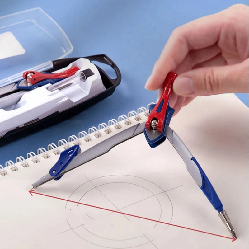 Multifunctional Geometry Compass Multi Function Circle Drafting Tool Practical Drawing Equipment For Exam Students Stationery