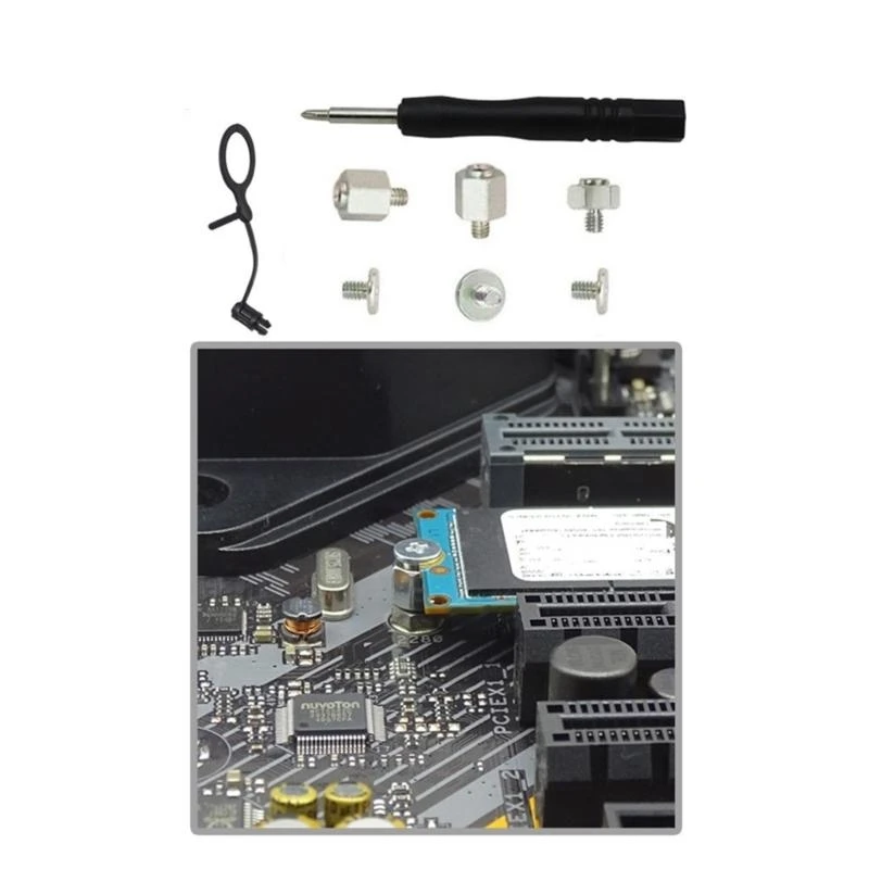 

652F PCIe NVMe for M.2 SSD Mounting Screws for 13020 for M.2 SSD Motherboard