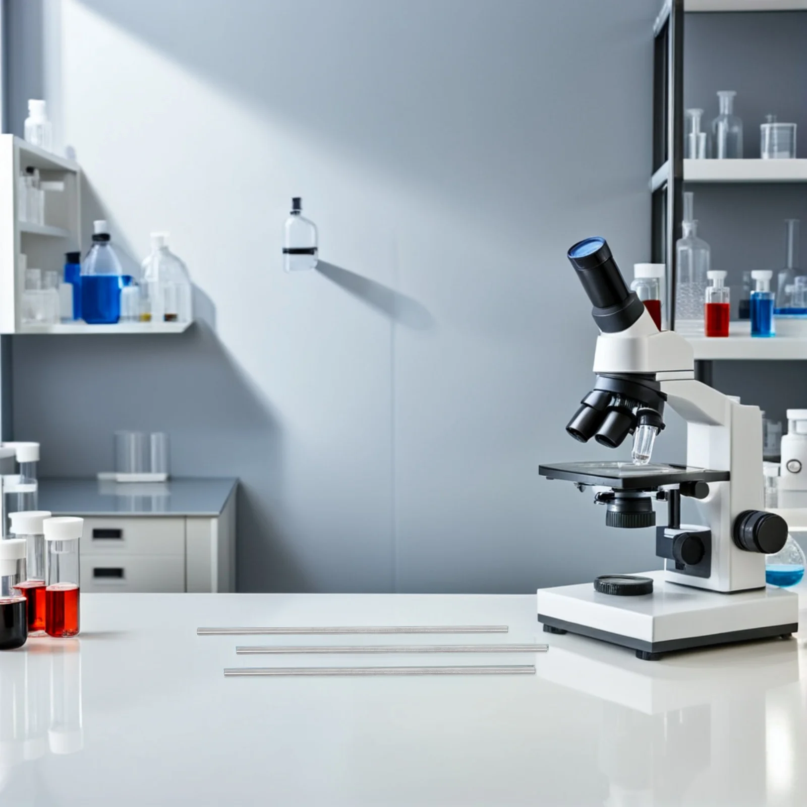 

5pcs Stainless Steel Thermal Conduction Rods Heat Absorption Demonstration Physics Lab Equipment For School Science Classroom