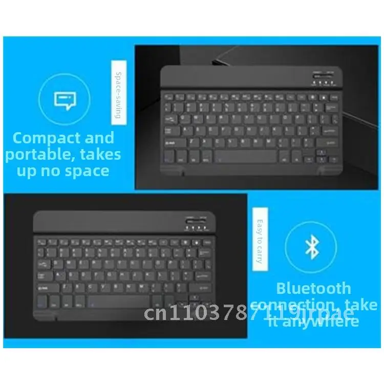 Draadloos Bluetooth-minitoetsenbord voor flatpanel notebook mobiele telefooncomputer - dempen compact ontwerp met Bluetooth-interface
