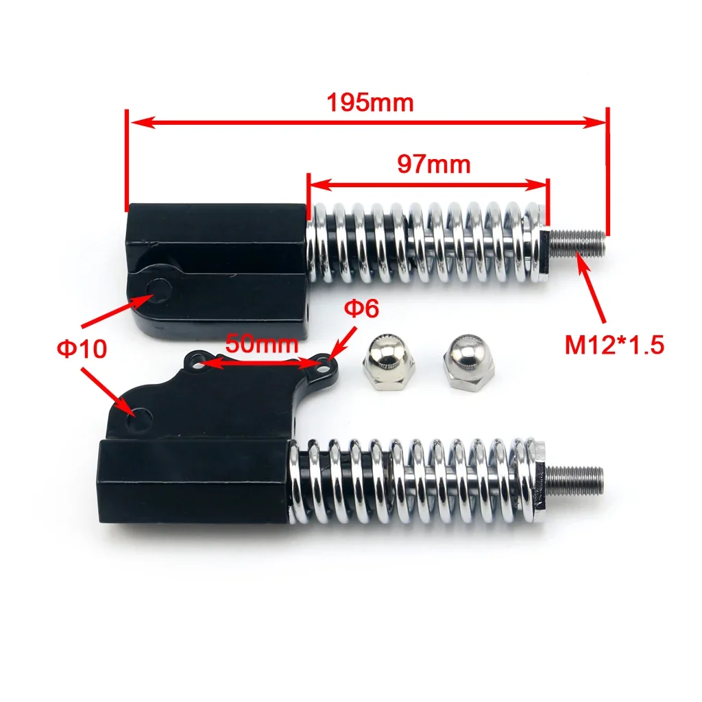 Front Hydraulic Fork Shock Absorber mounting bracket fender DIY Assembly MTB 10 inch Electric scooter Thread M12x1.5 accesories