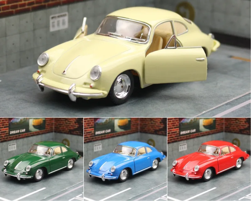 

1/32 New Arrival Special Price Diecast Metal German Classic 356B Vintage Sports Car Model Furniture Display Collection Toys