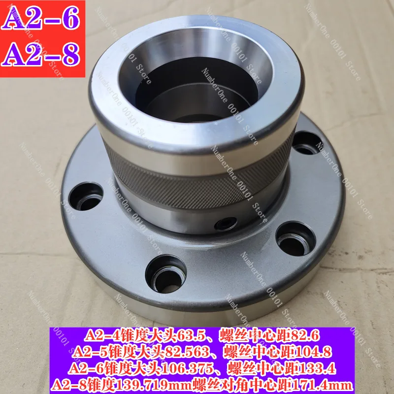 CNC Lathe Collet Chuck Holder & Spindle Extension, Collet Sleeve Adapter Reducing, A2-6 A2-8 Mount for ER Collets 0640 Bore