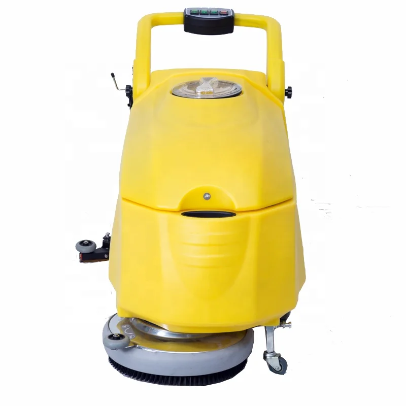 SC3AC Import Motor Retractable Wheels Single Brush 17 Inch Cable One Adjustable Height Handle Floor Scrubber Burnisher Machine