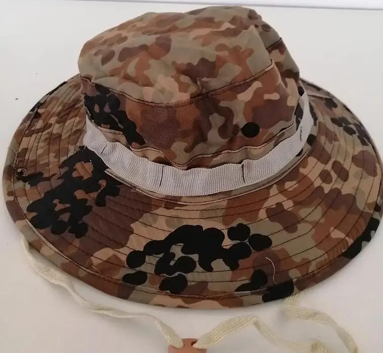 Chinese Flecktarn Vintage Camouflage Boonie Hat 02 Derst