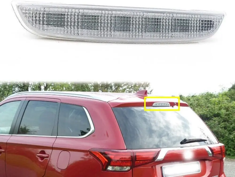 

1 шт., задний 3-й третий стоп-сигнал высокого уровня для Mitsubishi Outlander MK3 2012-2020, водонепроницаемые автомобильные и запасные части