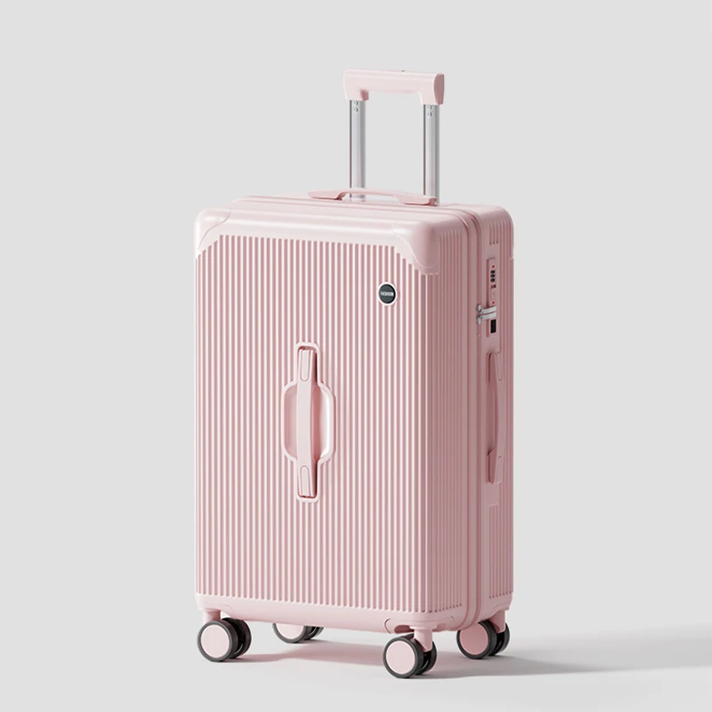 

New Travel Luggage Durable 20-inch Cabin Suitcase with Cup Holder and 28-inch Large Capacity Zipper Suitcase with Silent Wheel