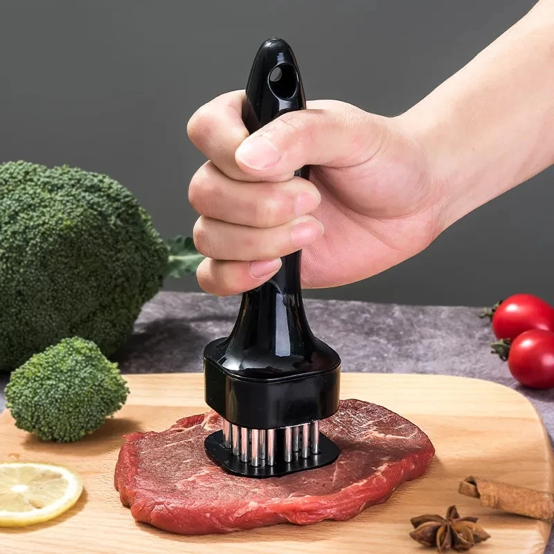 Professional Meat Tenderizer Needle With Stainless Steel Steak Pork Chop Meat Hammer Kitchen Cooking Tool Accessories