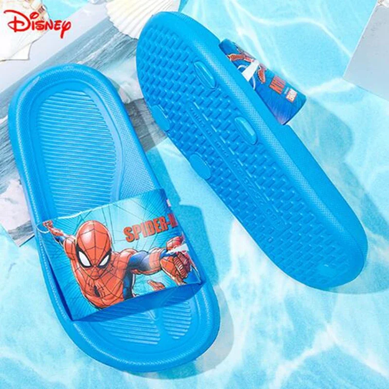 Boys Cartoon Disney Spiderman Shoes Slippers Toddler Children Kids Home Sandals Girls Beach Flip Flops Indoor Bath Toddler Shoes