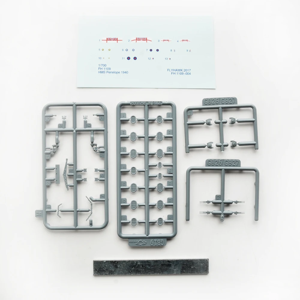 مجموعة نماذج بلاستيكية من فلاي هوك طراز FH1109S 1/700 HMS بينيلوبي 1940