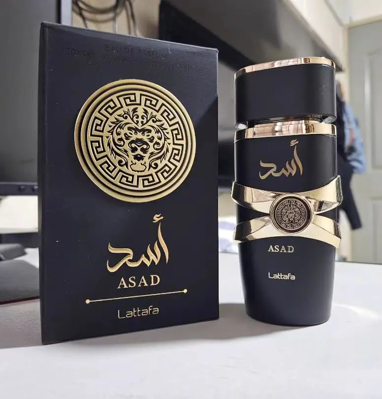 

Lattafa Perfumes Black Edition Asad For Unisex Eau De Perfume Spray, 3.4 Ounce Long-Lasting Floral Scent Best Gift