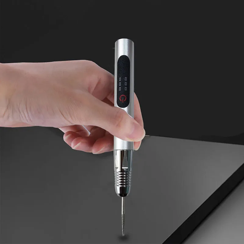 Electric Grinding Pen Adjustable Speed Engraver Small Grinding Machine Mini Tool Set DIY Jade Engraving Pen Polishing Pen