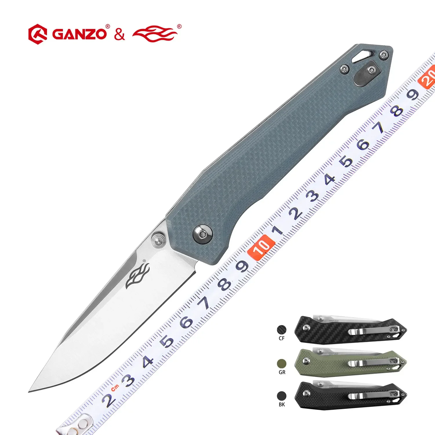 Firebird FBKNIFE Ganzo FB7651 440C blade G10 or carbon fiber handle Pocket folding knife outdoor camping EDC Tool - view 3