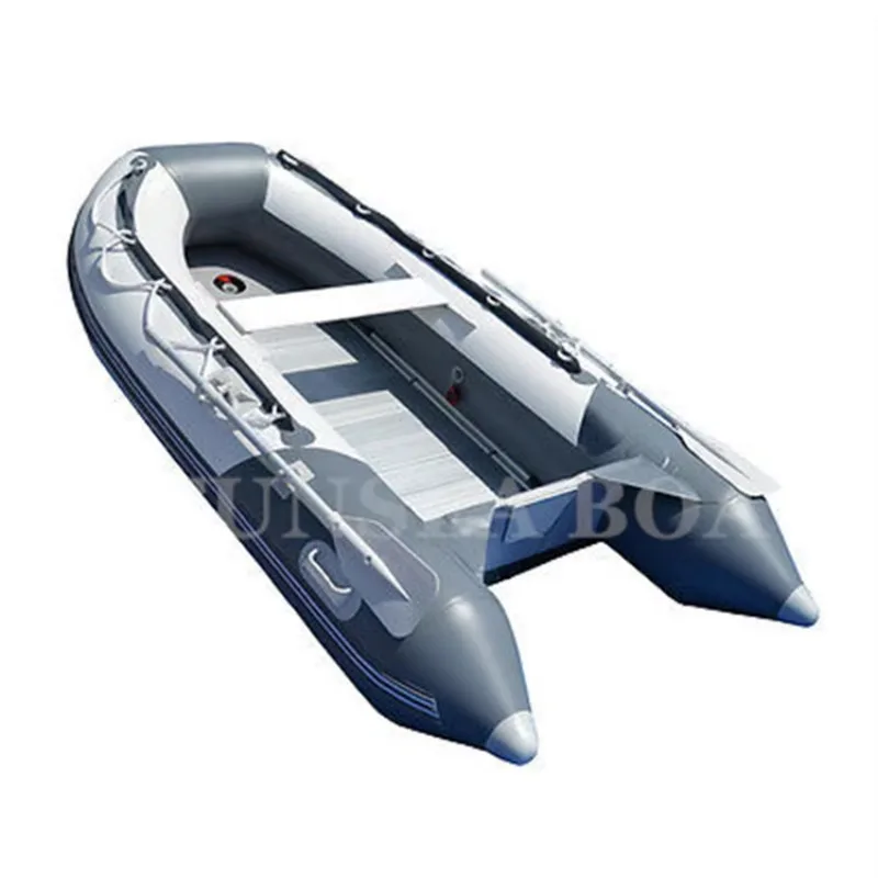 【El más vendido】Barco de pesca inflable portátil para aguas poco profundas y surf estable