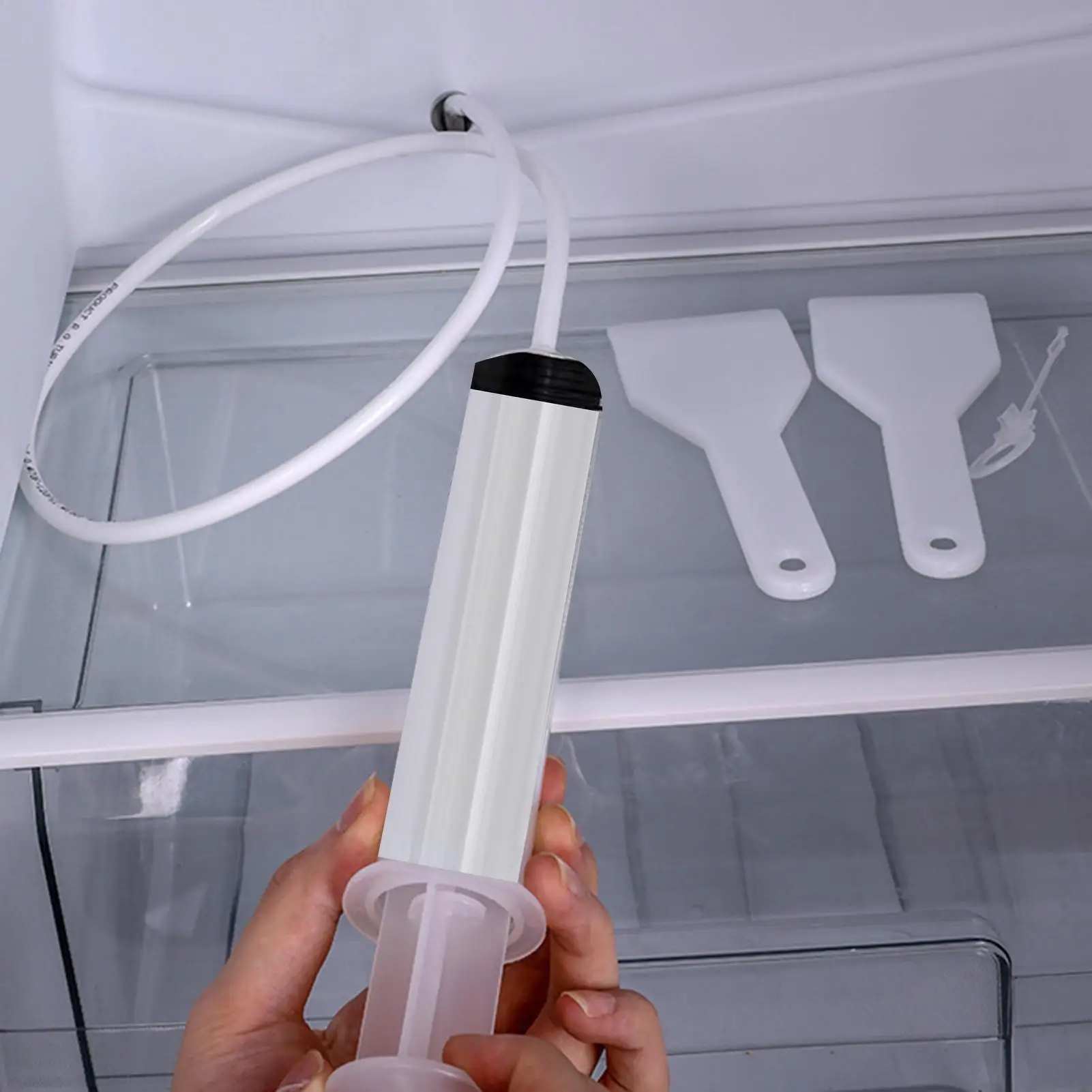 Refrigerator Drain Hole Clog Remover Dredge Cleaning Tools Fridge Hole Brush Water Outlet Cleaner for Household Clean