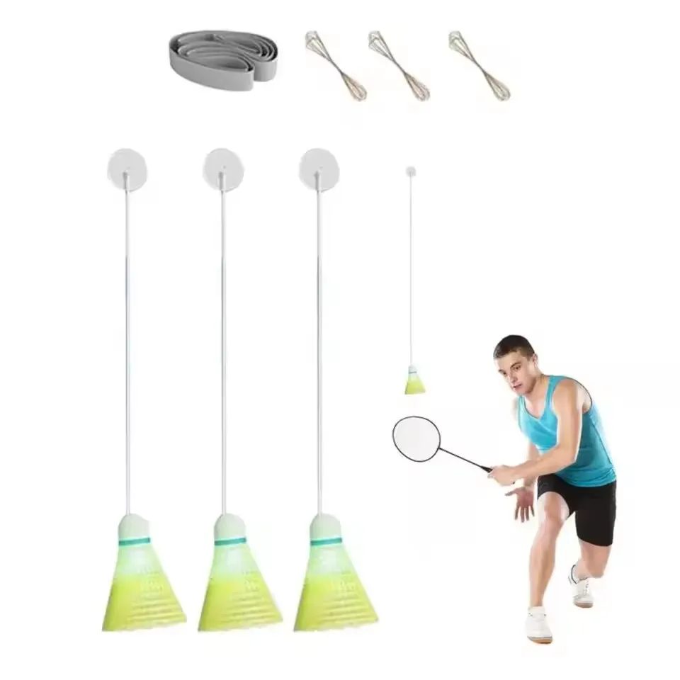 Portable Badminton Trainer Badminton Practice Robot Self-study Training Rebound Badminton Tool Professional Shuttlecock Supplies