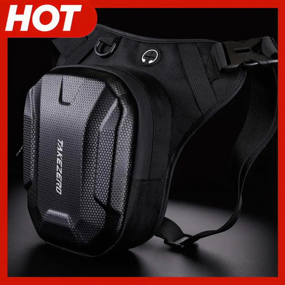 

Motorbike Wasit Bag Adjustable Motorcycle Leg Side Bag Large Capacity Cycling Crossbody Bag for Outdoor Sports Ride