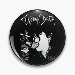 Christian Death  Soft Button Pin Lover Metal Jewelry Clothes Gift Hat Badge Collar Funny Women Fashion Lapel Pin Brooch Cute