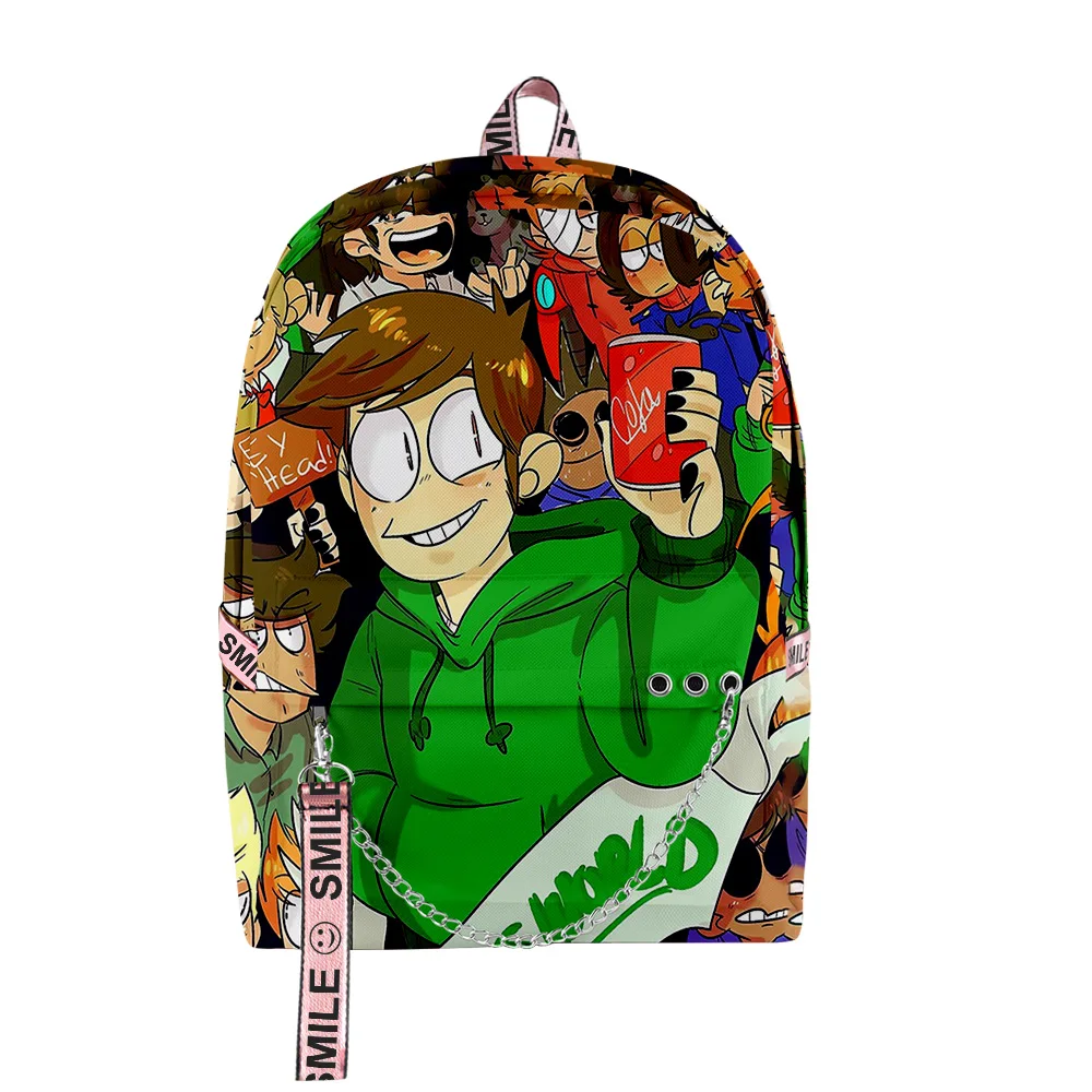 

Classic Novelty Funny eddsworld Student School Bags Unisex 3D Print Oxford Waterproof Notebook multifunction Travel Backpacks