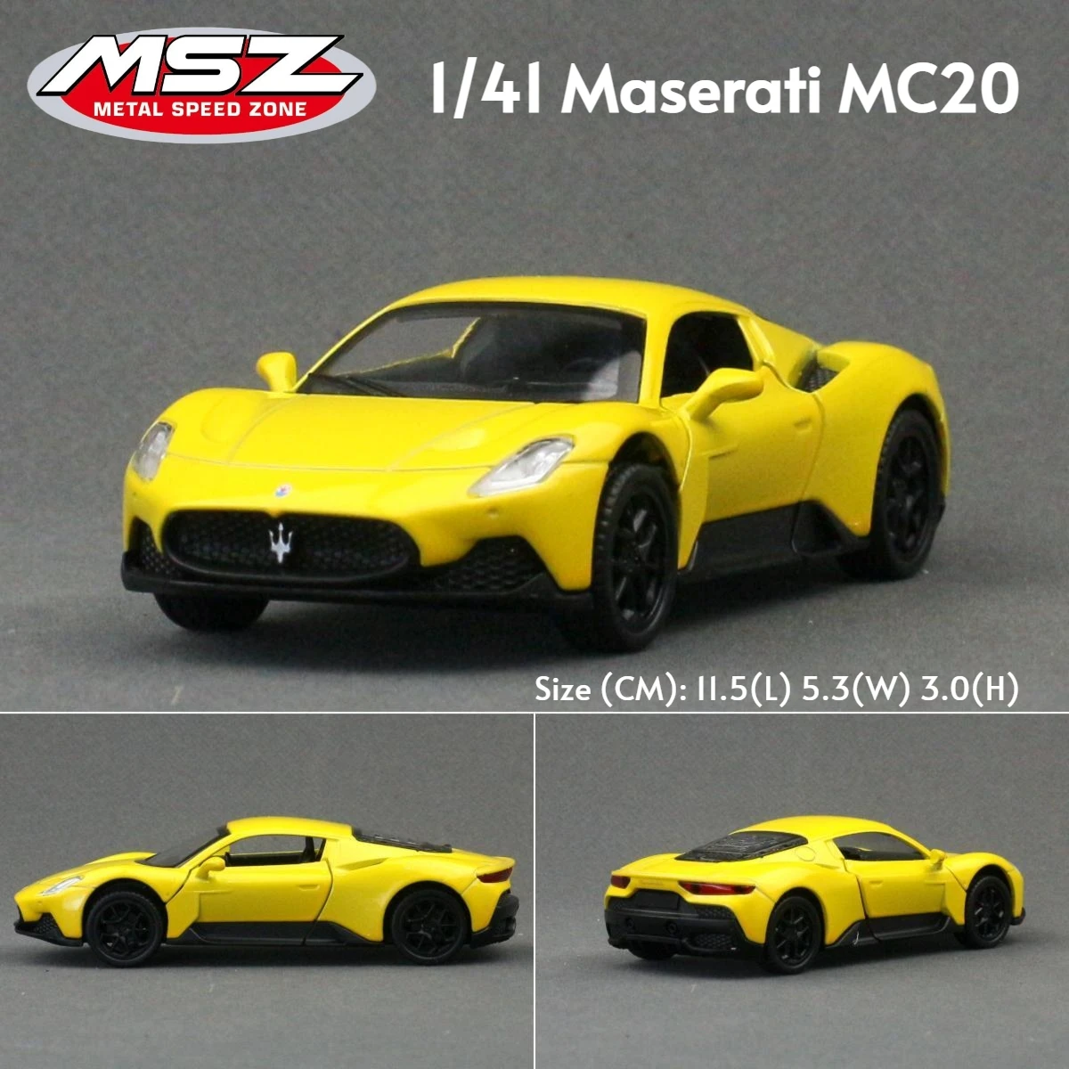 1/43 Maserati MC20 Super Sport Toy Car Model For Children MSZ