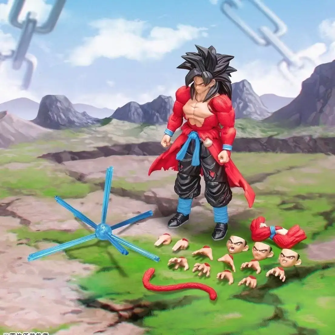 ドラゴンボールのアクションフィギュア,おもちゃ,ストリーミングデモ