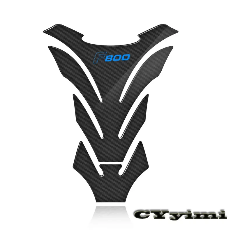 3D Carbon Fiber Motorcycle Fuel Tank Pad Cover Protector Decal Stickers For F800ST  F800GT F800R F800GS