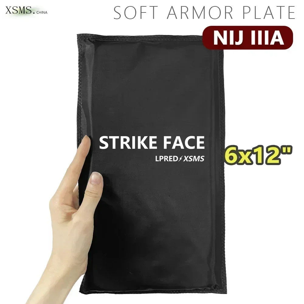 NIJ IIIA 6x12 Soft Armor Panel NIJ IIIA 3A Leichte Soft Armor Panel Kugelsichere ballistische Platte Army Combat Police 6x12