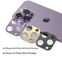 Aluminum Metal Rear Camera Lens Protector for iPhone 14 13 Pro Max 14Plus 13Plus Lens Cover Screen Protector Lens Ring Film