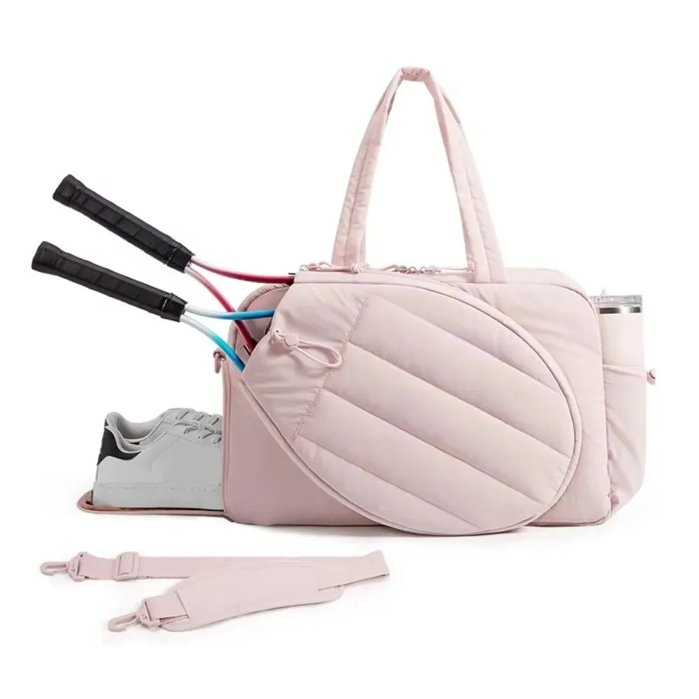 

Super Large Capacity Tennis Racket Bag Adjustable with Shoes Bag Tennis Backpack Soft Shoulder Strap Beauty Sports Fitness Bag